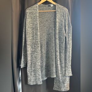 Long grey cardigan